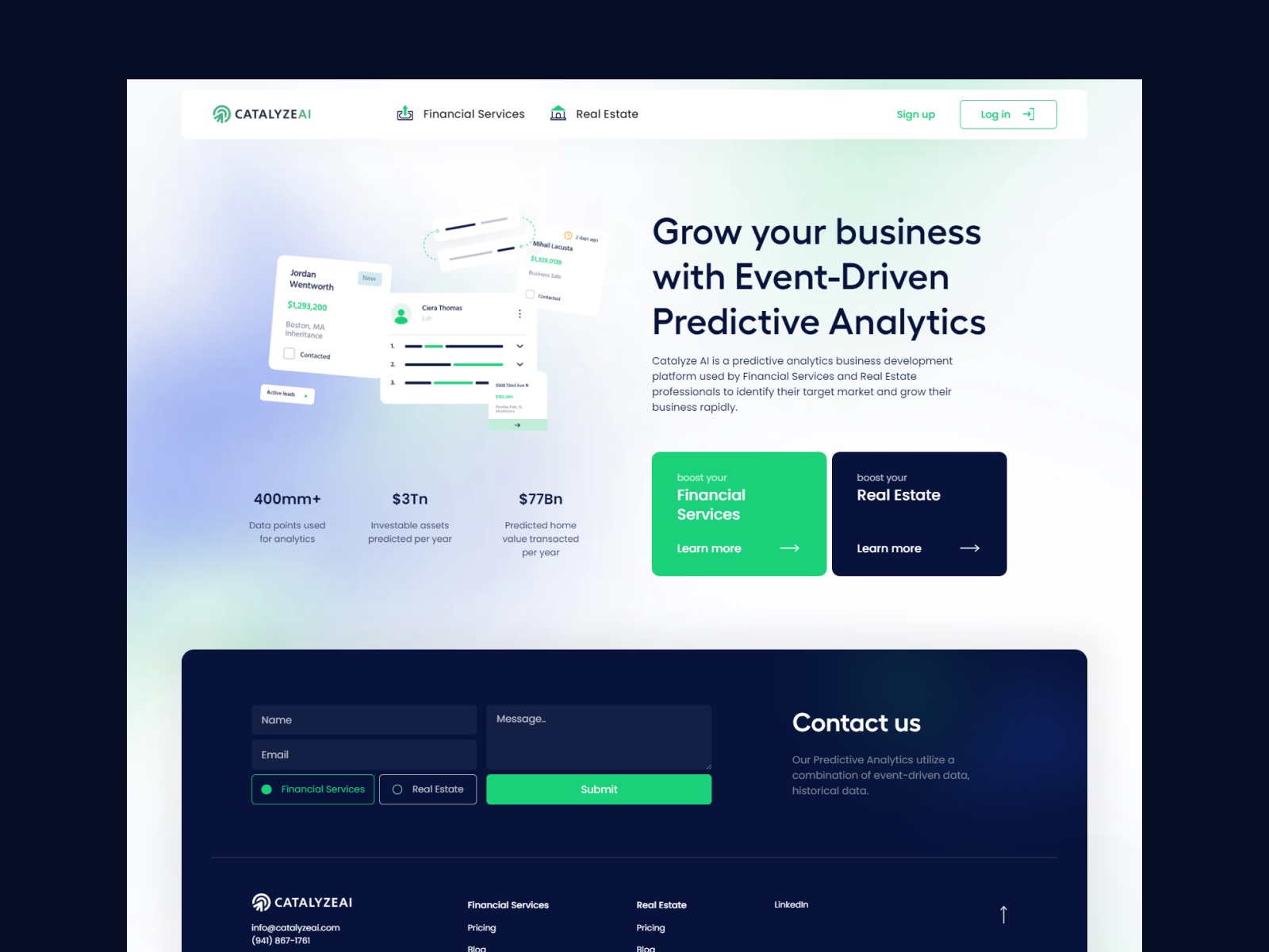 Catalyze AI Saas Website